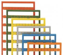 Popisovací karta Mini-WSB potisk 1,,2,,3,,4,,5, až 50 žlutá Wago 264-900/000-002