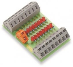 Součástkový modul s LED S 16 ks červená LED dioda WAGO 289-201