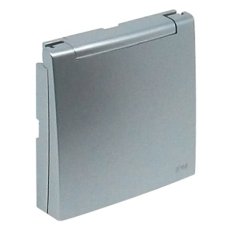Kryt zásuvky Schuko sklopný, krytí IP44 90634 TAL hliník ELKO EP 5603011068387