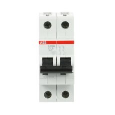 S202M-C1,6 2F jistič 1.6 A char. C 10kA ABB 2CDS272001R0974