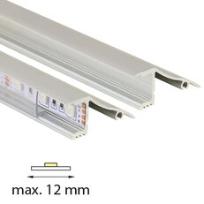 Nástěnný hliníkový profil NT 18x41 mm čirý difuzoru 2m MCLED ML-761.064.02.2