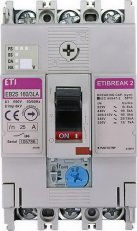 Kompaktní jistič EB2S 160/3LA 25A 3p ETI 004671879