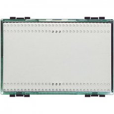 BTICINO LIVINGLIGHT VÝMĚNNÁ KRYTKA KRISTALL 3MODULOVÝ N4932/3