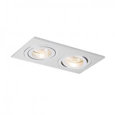 PASADENA GU10 SQ II zápustná česaný hliník 230V GU10 2x50W RENDL R12712