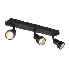 PURI III spot matná černá 230V GU10 3x50W SLV 147380
