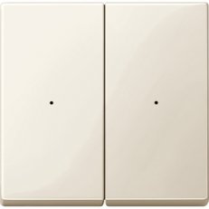 Kryty pro 2-násobný tlač. modul, White, System M SCHNEIDER MTN619244