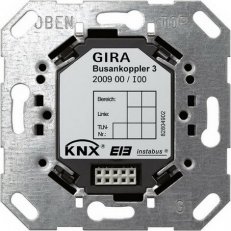 Vazební člen sběrnice 3 externí snímač KNX vložka GIRA 200900