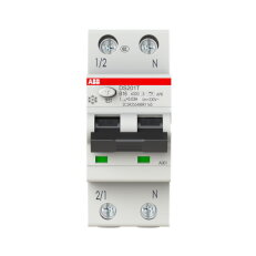 ABB DS201T B16 APR30 kombinace jistič/chránič 1F 16A 30mA B 6kA drážní APR