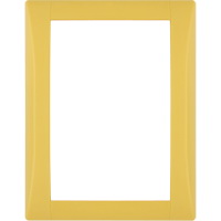 Obzor Elegant DSE 00-00000-820909 Rámeček dvojzásuvky Slunečnicově žlutá