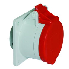 Zásuvka vestavná 16A 5p 400V IP44 6h Quick-Connect BALS 130157