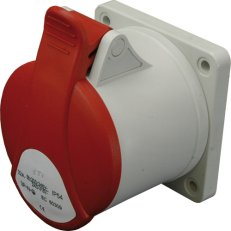 Průmyslová zásuvka vestavná rovná 1F IP54 16A 230V 2p+PE ETI 004482128