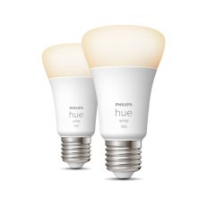 Philips Hue White LED žárovka 9.5W 1100lm (75W) E27 (2ks)