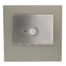 Světlo LED NAVI s čidlem pod omítku do KU 230V~ IP20 NEREZOVÁ OCEL STUDENÁ BÍLÁ