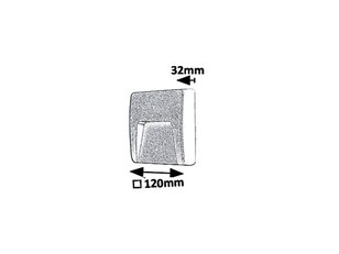 Trento LED 3W IP65 antracit 4000K 100lm RABALUX 8894