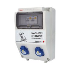 Nabíjecí stanice ZSF20000000.1 /3958 IP54 jištěná kombi chrániči 2x16/1N/B/003-A