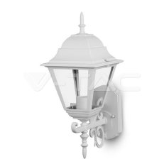 Wall Lamp Large Matt White Up E27,  VT-7