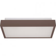 Stropní a nástěnné svítidlo Quatro 400x200 hnědá 2x60W IP20 E27 922003/06