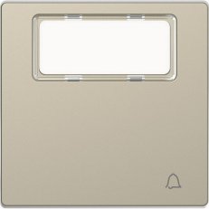Kryt spínače Merten D-Life a symbolem zvonku Sahara SCHNEIDER MTN3365-6033