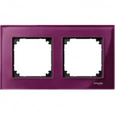 Schneider MTN4020-3206 Rámeček 2násobný M-Elegance Ruby Red