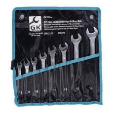 Sada klíčů očkoplochých 8-19 mm 8 dílů, chrom-obal GK TOOLS GK10342