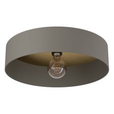 Stropní svítidlo DUAIA šedá umbra/dřevo/mosaz EGLO 900837