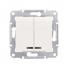 Sedna Přepínač sériový s orientační kontrolkou ř.5So Cream SCHNEIDER SDN0300323