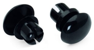Upevňovací kolík d6 mm, pro montážní desky 1,0-2,5 mm Plast černá WAGO 890-601