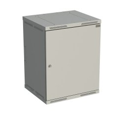 Rozvaděč nástěnný SENSA 15U 500mm, dveře plech, RAL 7035 SOLARIX 83000186