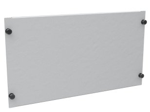 ZPR-06-G Záslepka plastový zámek 19" 6U RAL 7035, ZPR-06-G   SOLARIX 80192051