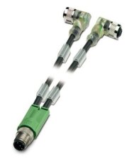 SAC-3P-M12Y/2X3,0-PUR/M12FR-2L Kabel senzoru/aktoru 1562482