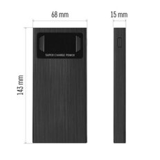 Powerbanka EMOS BetaQ 10, 10 000 mAh, 22,5 W, černá EMOS B0531B