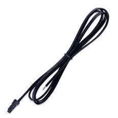 Připojovací kabel s MP konektorem (vidlice), 1m  0,5mm2, černý, volný konec 5mm