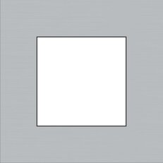 1-rámeček Pure-STAINLESS STEEL NIKO 150-76100