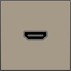 Zásuvka HDMI-HDMI-BRONZE NIKO 123-69417