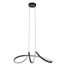 Závěsné svítidlo CALAROSSA-Z LED-ZIG-RGB/CCT černá/bílá 22W IP20 EGLO 901159