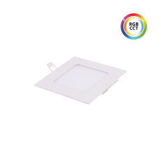 24HW9 LED panel RGBCCT 9W 24V čtverec bílý T-LED 102334