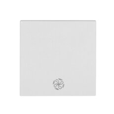 Kryt spínačů a ovladačů, symbol ventilátor, bílý SCHRACK EV102006--