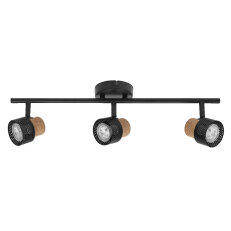 DECOR SPOT CORK 3X3.4W 927 GU10 BK LEDV