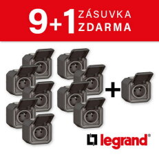 069791LA PLXN55 ZÁSUVKA PO.ANTR AKCE 9+1