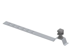 Plastový držák s příchytkou L330 pod střešní krytinu na drát d8mm StZn/plast