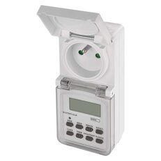 Časovač - digitální spínací zásuvka venkovní IP44 EMOS P5507N