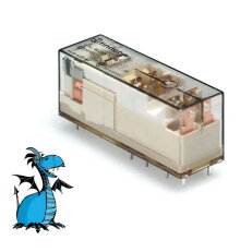 Relé s nuceně vedenými kontakty 50.14.9.024.4310, 3Z+1R/8A, cívka 24 V DC, typ A