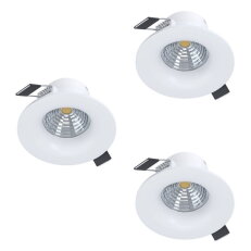 Vestavné svítidlo SALICETO 3XLED d88 14,4W IP20 bílá EGLO 902277