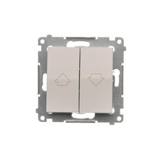 Žaluziové tlačítko 10A 250V, bílá DZP1.01/11
