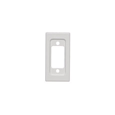 Kryt K45 prázdný pro konektory VGA (D-SUB 15) 45×22,5mm čistě bílá K100/9