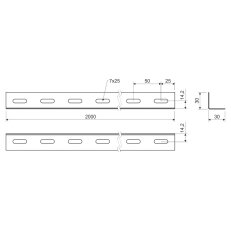 Úhelník 30x30, povrchová úprava Magnelis KOPOS NU 30X30_ZM
