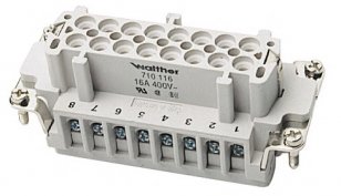 Walther 730103 BV 3 Vložka konektoru se šroubovými dutinkami
