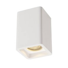 PLASTRA, stropní svítidlo, QPAR51, hranaté, bílá sádra, max. 35 W    SLV 148004