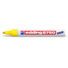 Permanentní pero, lakový popisovač s kulatým hrotem 2-4mm EDDING 8750 žlutá