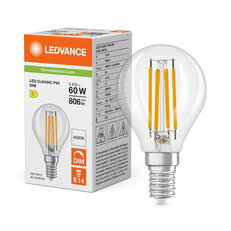 Světelný zdroj LED CLASSIC P DIM P 5.9W 840 Clear E14 LEDVANCE 4099854778322